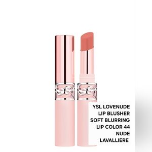 YSL LOVENUDE LIP BLUSHER SOFT BLURRING LIP COLOR 44 NUDE LAVALLIERE. BNIB